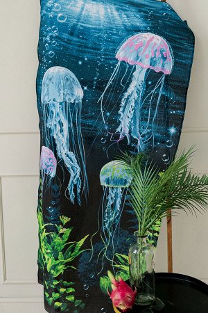 Полотенце пляжное Медузы