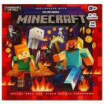 По мотивам Minecraft. Настольная игра-ходилка квадрат.40карточек. 250х250х55, 804-6