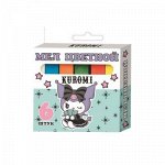 Мел цветной &quot;Kuromi&quot;, 6 шт в картонной упаковке с европодвесом, арт.72000