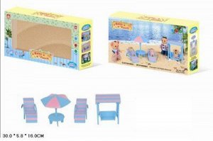 012-12 В набор мебели "Веселая семейка" (пляж), в коробке 240059