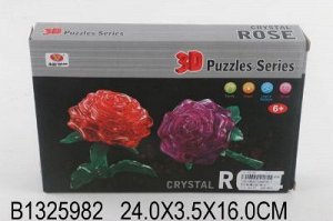 6823-1 пазл кристал. ,3D. (роза), в коробке 1325982