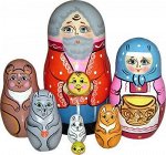 Матрешка &quot;Колобок&quot; 7 персонажей Р-45/742