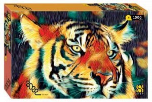 Пазл 1000 Степ "Тигр" (Символ года), арт.79161