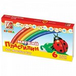 Пластилин &quot;Кроха&quot; мягкий 6 цв, аррт.12С 863-08
