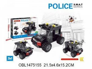 8522-6 конструктор полиция, 73 дет, 21*15*5 см, в коробке 1475155