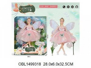 133 кукла фея с крыльями, 33*28 см,в коробке 1499318