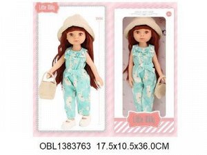 91016-J кукла в шляпе, 35 см, в коробке 1383763