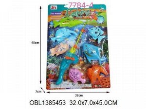 7784-4 рыбалка, на картоне 7 рыб 1385453, 19017