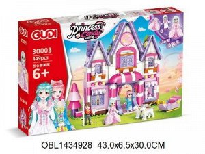 30003 конструктор д/девочек "Замок принцессы", 449 дет., в коробке 1434928