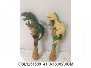 3318 динозавр на палке муз., в пакете 1251588