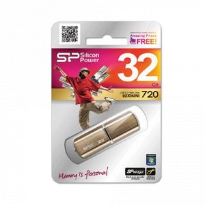 Флэш-диск 32GB SILICON POWER Luxmini 720 USB 2.0, металл. ко