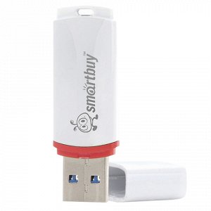 Флэш-диск 32GB SMARTBUY Crown USB 2.0, белый, SB32GBCRW-W
