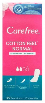 Cotton Feel Normal прокладки ежедневные Perfume Free 20 шт