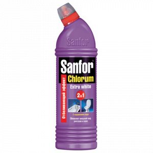 Чистящее средство 750г SANFOR Chlorum (Санфор Хлорный) мгнов