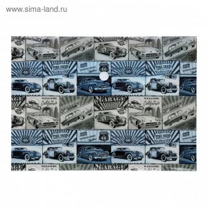 Папка-конверт на кнопке, А5, 180 мкм, МИКС