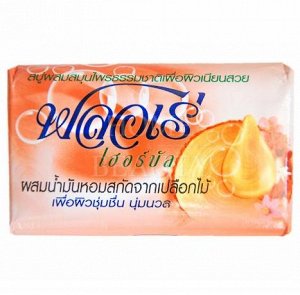 LION "Flore Herbal Bar Soap" Мыло 80гр "Масло сандалового дерева" /144шт/ Таиланд