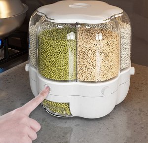 West Дозатор для сыпучих продуктов Cereal Dispenser 6 л, 6 секций