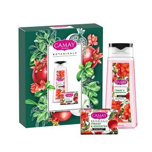 CAMAY подарочный набор POMEGRANATE гель для душа и туалетное мыло 250+85 гр