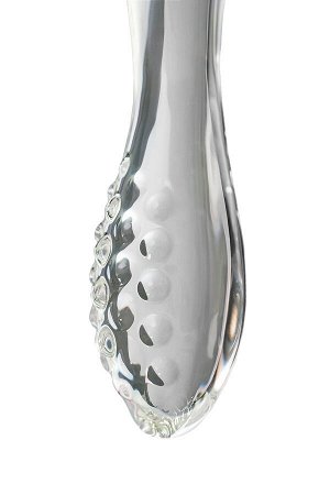 Двусторонний фаллоимитатор Satisfyer Dazzling Crystal 1, стекло, прозрачный, 18,5 см
