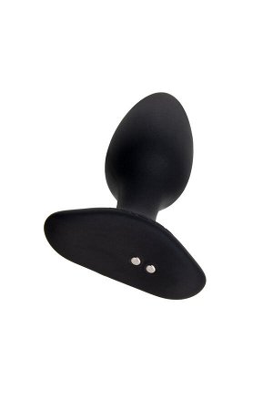 Анальная втулка LOVENSE Hush 2 (S), силикон, черная, 12,1 см, ? 3,8 см