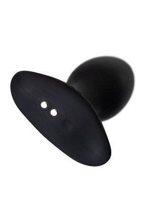 Анальная втулка LOVENSE Hush 2 (S), силикон, черная, 12,1 см, ? 3,8 см