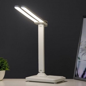 Настольная лампа сенсорная «Раздвижная» LED 15 Вт АКБ USB белый 45x30x17 см RISALUX