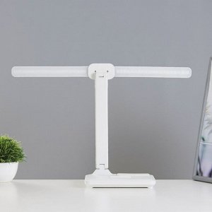 Настольная лампа сенсорная «Раздвижная» LED 15 Вт АКБ USB белый 45x30x17 см RISALUX