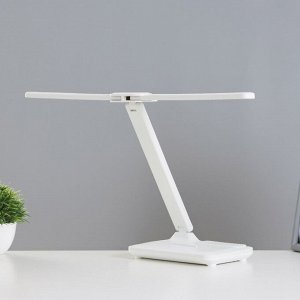 Настольная лампа сенсорная «Раздвижная» LED 15 Вт АКБ USB белый 45x30x17 см RISALUX