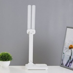Настольная лампа сенсорная «Раздвижная» LED 15 Вт АКБ USB белый 45x30x17 см RISALUX