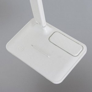 Настольная лампа сенсорная «Раздвижная» LED 15 Вт АКБ USB белый 45x30x17 см RISALUX