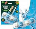 Master FRESH GOLD подвесной блок для унитаза DUO EFFECT 5в1 МОРСКОЙ, 1шт