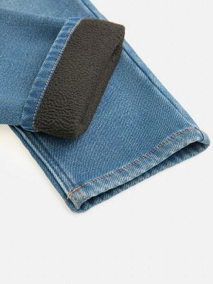 Брюки джинсовые (утепленные) детские для мальчиков Hicks синий