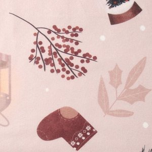Плед "Этель" New Year's details, 100х150см, флис