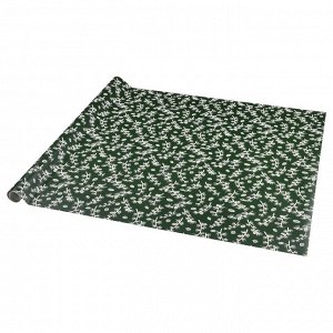 VINTERFINT, рулон подарочной упаковки, узор из сосновых шишек зеленого цвета, 4x1 м,