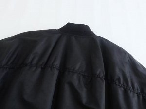 Куртка женская бомбер цвет черный