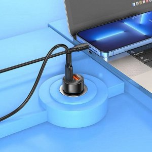 Автомобильное зарядное устройство BOROFONE BZ20 1*USB+1*Type-C 38W