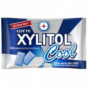 LOTTE Xylitol Cool Mint (прохладная освежающая мята) 11,6 гр., блистер