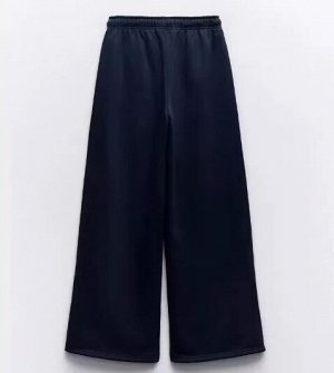 БРЮКИ STRAIGHT-LEG ИЗ МЯГКОЙ ТКАНИ арт. 4174849 401, темно-синий