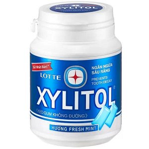 LOTTE Xylitol Fresh Mint (освежающая мята) 55,1 гр., банка