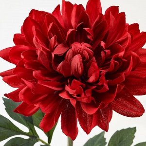 СМЫЧКА, искусственный цветок, Георгин/ красный, 75 см