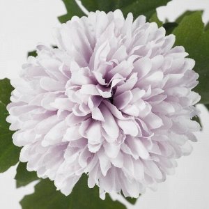 СМАЙКА, искусственный цветок, хризантема для настольного тенниса/светло-фиолетовый, 56 см