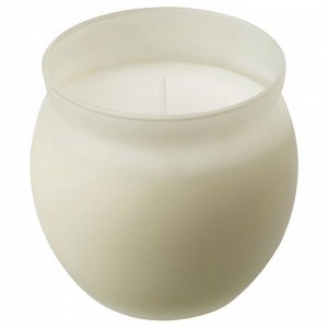 JMLIK, ароматическая свеча в стекле, Ваниль/ светло-бежевый, 50 гр.,