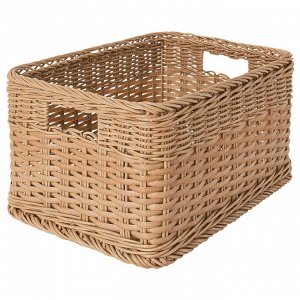 BEKNA, Корзина из пластикового ротанга, 25х35х20 см