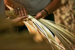 MISTERHULT, подвесной светильник, бамбук/ ручная работа, 45 см
