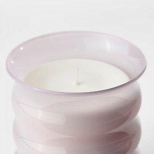 LUGNARE, ароматическая свеча в стекле, Жасминово-розовая, 50 гр.,