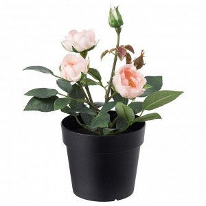 ФЕЙКА, искусственное растение в горшке, для дома/сада/Розовый, 9 см.