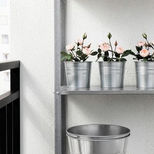 FEJKA, Искусственное растение в горшке, внутри/на открытом воздухе/Розовое, 9 см