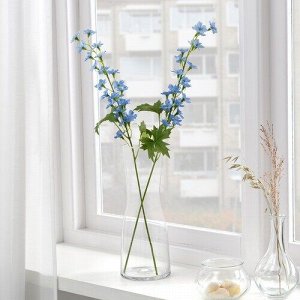 SMYCKA, Искусственный цветок, внутри/на улице/Живокость голубая, 60 см