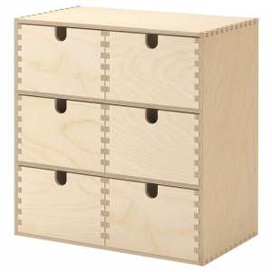 MOPPE, Мини-комод, березовая фанера, 31х18х32 см