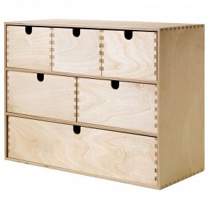 MOPPE, мини-комод, березовая фанера, 42х18х32 см